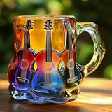 Taza artística 3D "Guitarra"