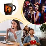 Taza artística 3D "Halloween - Bruja"