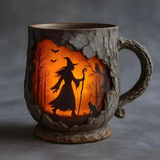 Taza artística 3D "Halloween - Bruja"