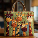Bolso Tote Acolchado - Jirafa