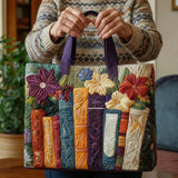 Bolso Tote Acolchado - Amantes de los Libros